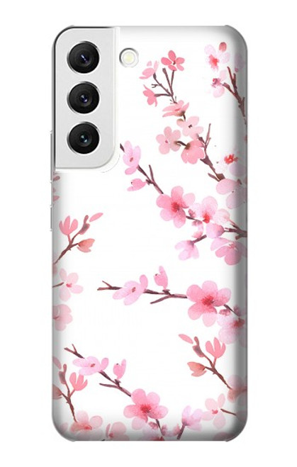 S3707 ピンクの桜の春の花 Pink Cherry Blossom Spring Flower Samsung Galaxy S22 バックケース、フリップケース・カバー