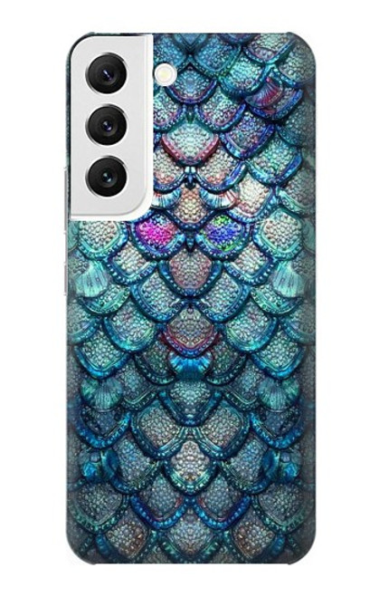 S3809 人魚の鱗 Mermaid Fish Scale Samsung Galaxy S22 バックケース、フリップケース・カバー