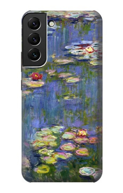 S0997 クロード・モネ 睡蓮 Claude Monet Water Lilies Samsung Galaxy S22 Plus バックケース、フリップケース・カバー
