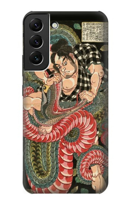 S2469 水滸伝 108 英雄たち 108 Heroes of Suikoden Saginoike Heikuro Samsung Galaxy S22 Plus バックケース、フリップケース・カバー