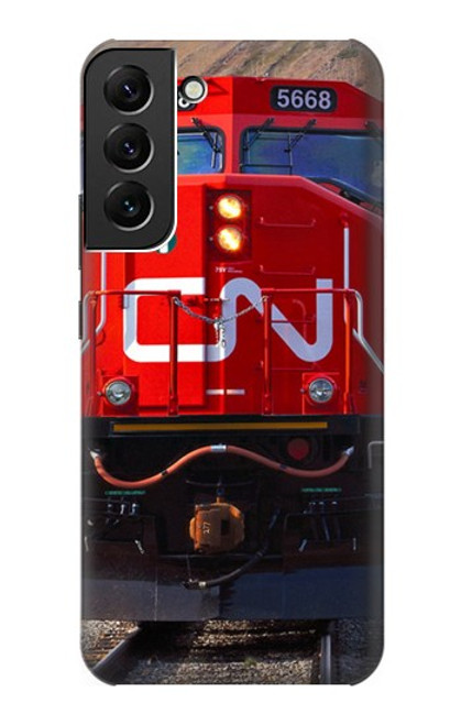 S2774 カナダの列車 Train Canadian National Railway Samsung Galaxy S22 Plus バックケース、フリップケース・カバー