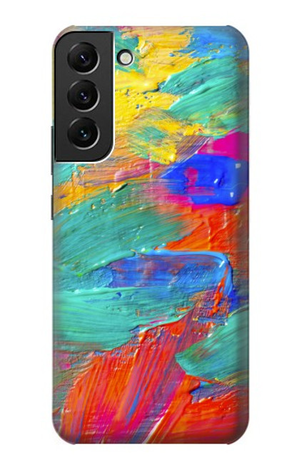 S2942 ブラシ絵画 Brush Stroke Painting Samsung Galaxy S22 Plus バックケース、フリップケース・カバー