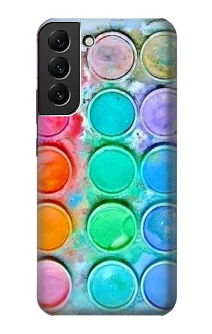 S3235 水彩ミキシング Watercolor Mixing Samsung Galaxy S22 Plus バックケース、フリップケース・カバー