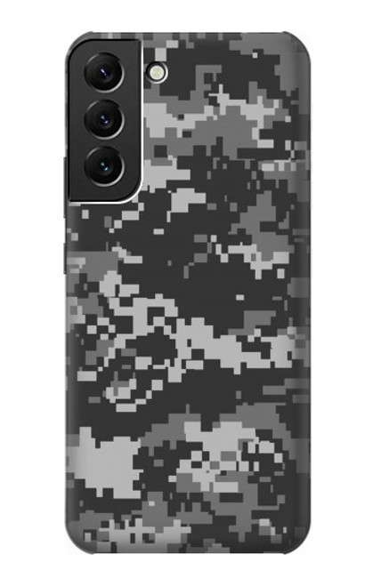S3293 アーバンブラックカモ迷彩 Urban Black Camo Camouflage Samsung Galaxy S22 Plus バックケース、フリップケース・カバー
