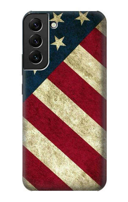 S3295 米国の国旗 US National Flag Samsung Galaxy S22 Plus バックケース、フリップケース・カバー