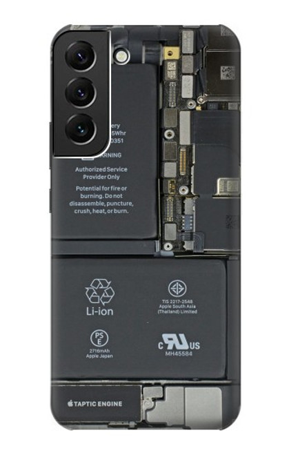 S3467 携帯電話の中のグラフィック Inside Mobile Phone Graphic Samsung Galaxy S22 Plus バックケース、フリップケース・カバー