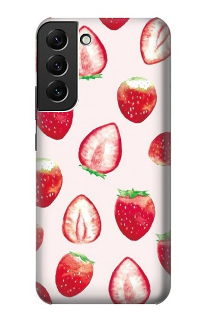 S3481 イチゴ Strawberry Samsung Galaxy S22 Plus バックケース、フリップケース・カバー