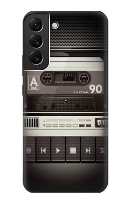 S3501 ビンテージカセットプレーヤー Vintage Cassette Player Samsung Galaxy S22 Plus バックケース、フリップケース・カバー