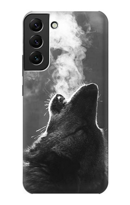 S3505 オオカミ Wolf Howling Samsung Galaxy S22 Plus バックケース、フリップケース・カバー