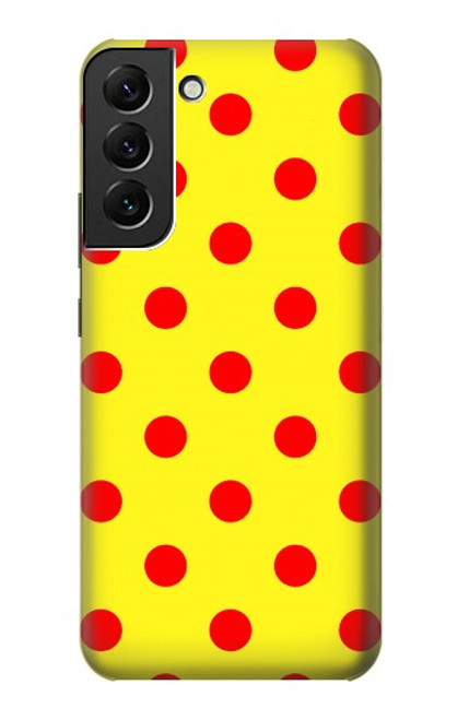 S3526 赤い水玉 Red Spot Polka Dot Samsung Galaxy S22 Plus バックケース、フリップケース・カバー