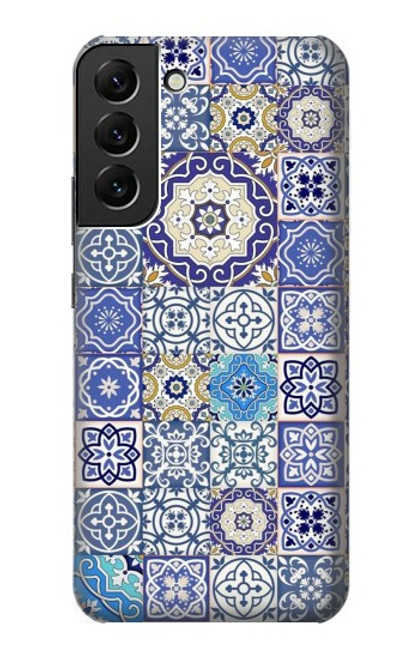 S3537 モロッコのモザイクパターン Moroccan Mosaic Pattern Samsung Galaxy S22 Plus バックケース、フリップケース・カバー