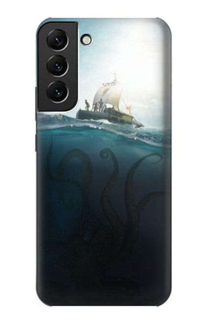 S3540 巨大なタコ Giant Octopus Samsung Galaxy S22 Plus バックケース、フリップケース・カバー