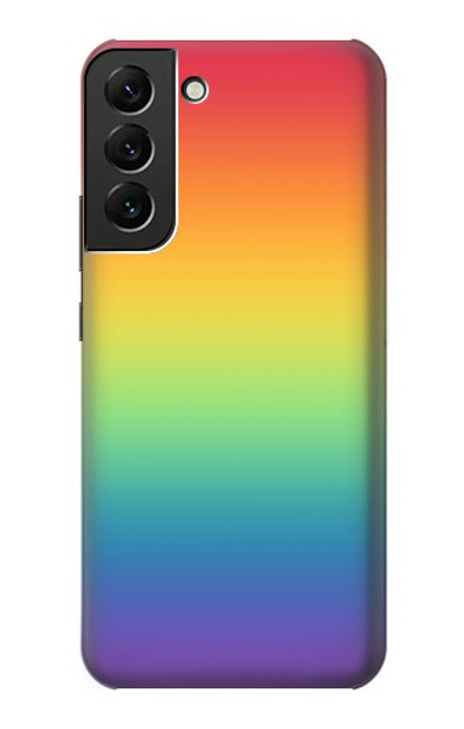 S3698 LGBTグラデーションプライドフラグ LGBT Gradient Pride Flag Samsung Galaxy S22 Plus バックケース、フリップケース・カバー
