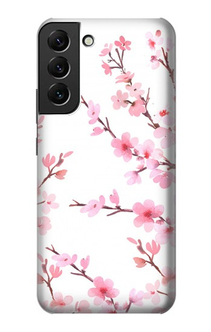 S3707 ピンクの桜の春の花 Pink Cherry Blossom Spring Flower Samsung Galaxy S22 Plus バックケース、フリップケース・カバー