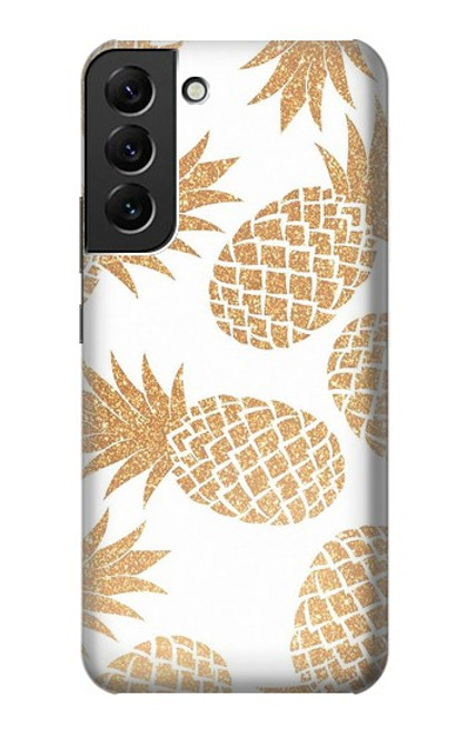 S3718 シームレスパイナップル Seamless Pineapple Samsung Galaxy S22 Plus バックケース、フリップケース・カバー