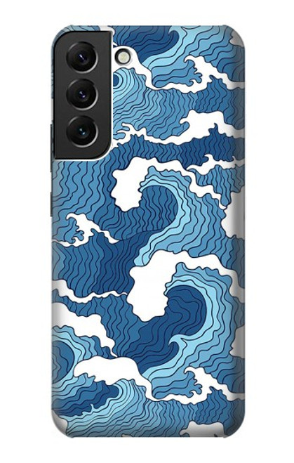 S3751 波のパターン Wave Pattern Samsung Galaxy S22 Plus バックケース、フリップケース・カバー