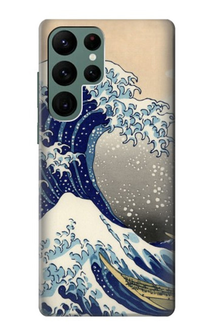 S2389 葛飾北斎 神奈川沖浪裏 Katsushika Hokusai The Great Wave off Kanagawa Samsung Galaxy S22 Ultra バックケース、フリップケース・カバー