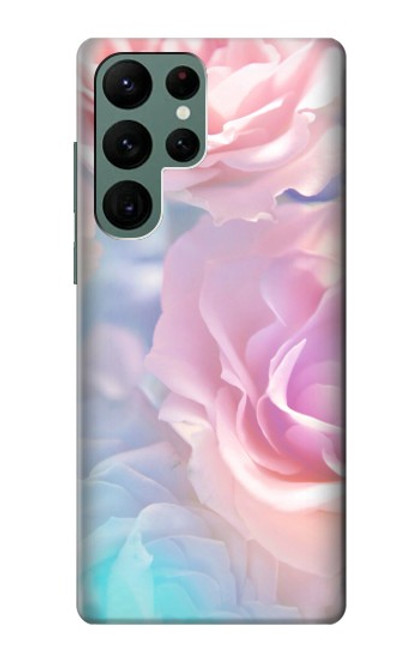 S3050 ヴィンテージパステルの花 Vintage Pastel Flowers Samsung Galaxy S22 Ultra バックケース、フリップケース・カバー