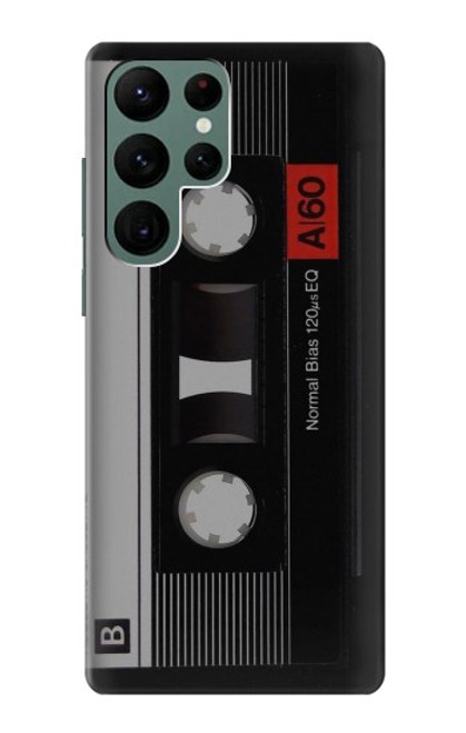 S3516 ビンテージカセットテープ Vintage Cassette Tape Samsung Galaxy S22 Ultra バックケース、フリップケース・カバー