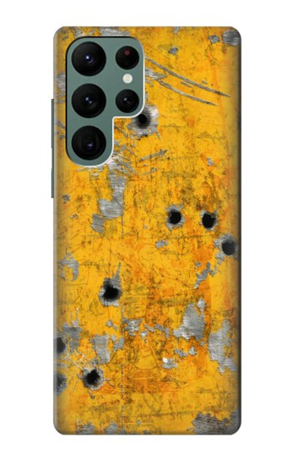 S3528 弾 黄色の金属 Bullet Rusting Yellow Metal Samsung Galaxy S22 Ultra バックケース、フリップケース・カバー