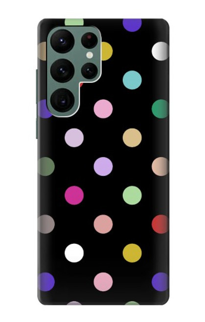 S3532 カラフルな水玉 Colorful Polka Dot Samsung Galaxy S22 Ultra バックケース、フリップケース・カバー