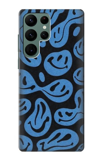 S3679 かわいいゴーストパターン Cute Ghost Pattern Samsung Galaxy S22 Ultra バックケース、フリップケース・カバー