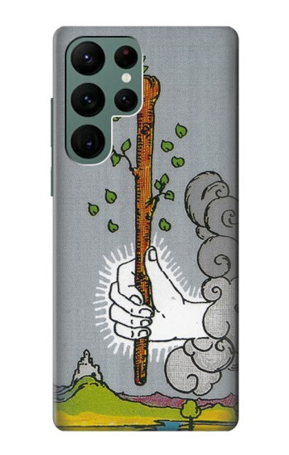 S3723 タロットカードワンドの時代 Tarot Card Age of Wands Samsung Galaxy S22 Ultra バックケース、フリップケース・カバー