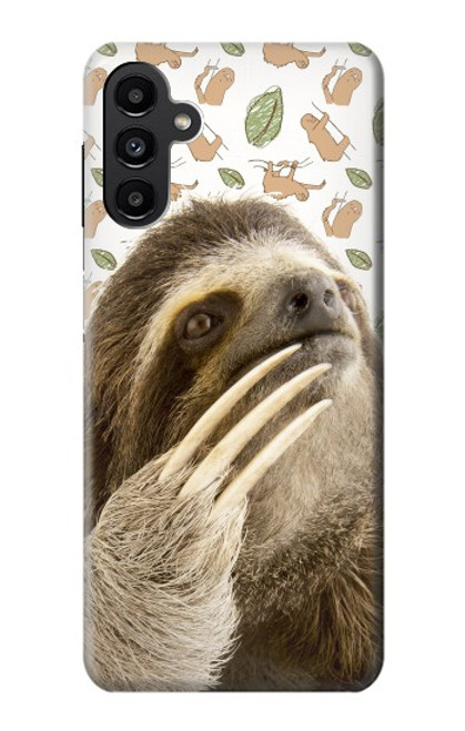 S3559 ナマケモノ Sloth Pattern Samsung Galaxy A13 5G バックケース、フリップケース・カバー