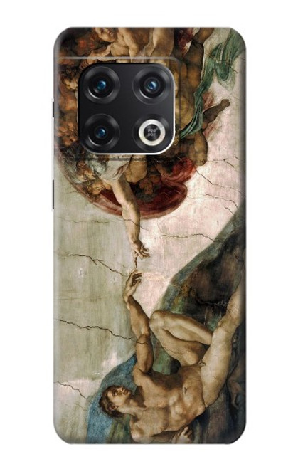 S0179 ミケランジェロ アダムの創造 Michelangelo The creation of Adam OnePlus 10 Pro バックケース、フリップケース・カバー