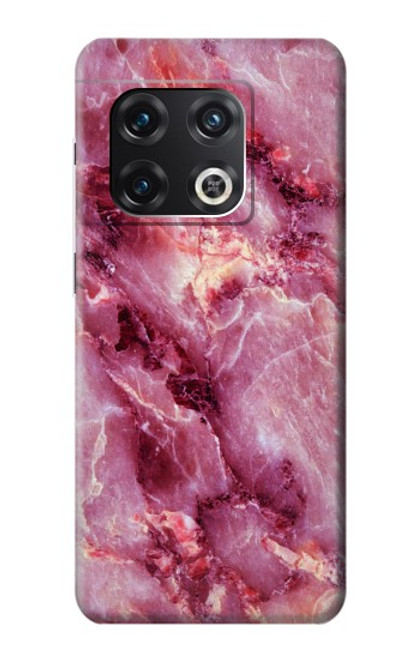 S3052 ピンクの大理石のグラフィックプリント Pink Marble Graphic Printed OnePlus 10 Pro バックケース、フリップケース・カバー