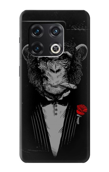 S3167 面白いマフィア猿 Funny Gangster Mafia Monkey OnePlus 10 Pro バックケース、フリップケース・カバー