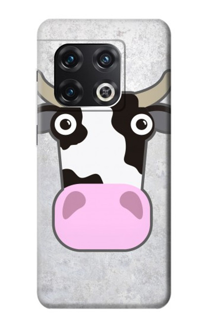 S3257 牛の漫画 Cow Cartoon OnePlus 10 Pro バックケース、フリップケース・カバー