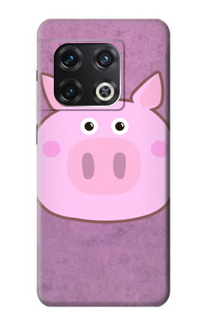 S3269 豚の漫画 Pig Cartoon OnePlus 10 Pro バックケース、フリップケース・カバー