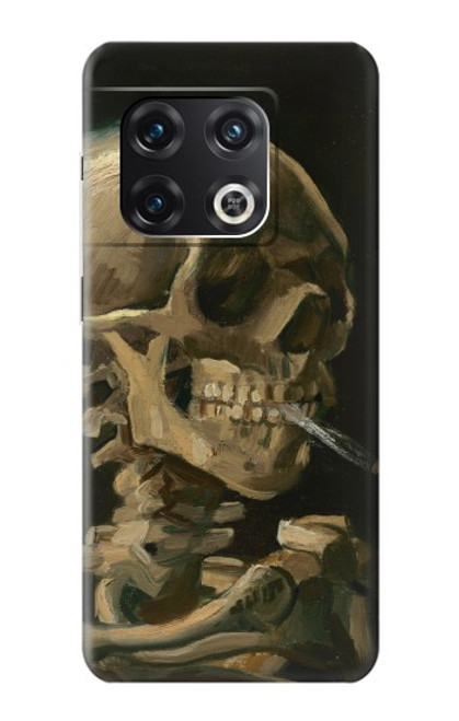 S3358 ヴィンセント・ヴァン・ゴッホ スケルトンタバコ Vincent Van Gogh Skeleton Cigarette OnePlus 10 Pro バックケース、フリップケース・カバー