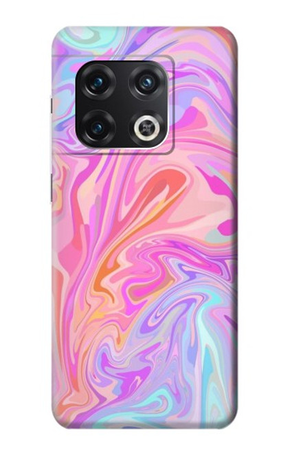 S3444 デジタルアートカラフルな液体 Digital Art Colorful Liquid OnePlus 10 Pro バックケース、フリップケース・カバー