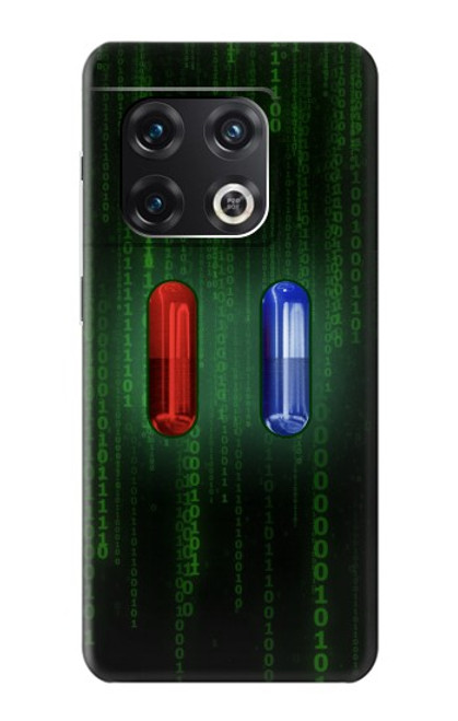 S3816 赤い丸薬青い丸薬カプセル Red Pill Blue Pill Capsule OnePlus 10 Pro バックケース、フリップケース・カバー