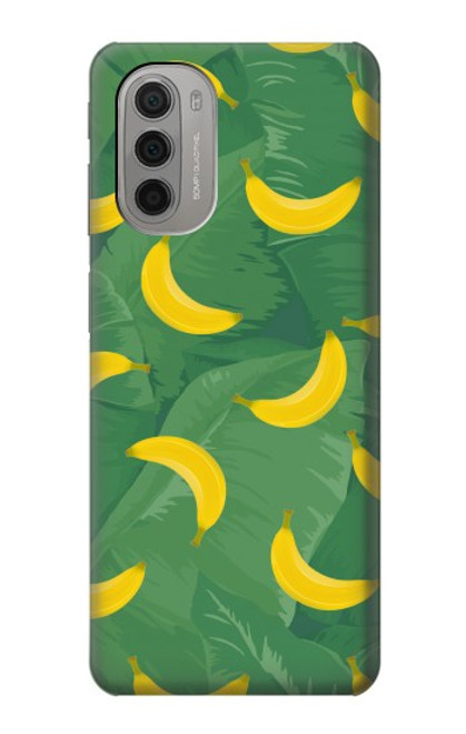 S3286 バナナの果物柄 Banana Fruit Pattern Motorola Moto G51 5G バックケース、フリップケース・カバー
