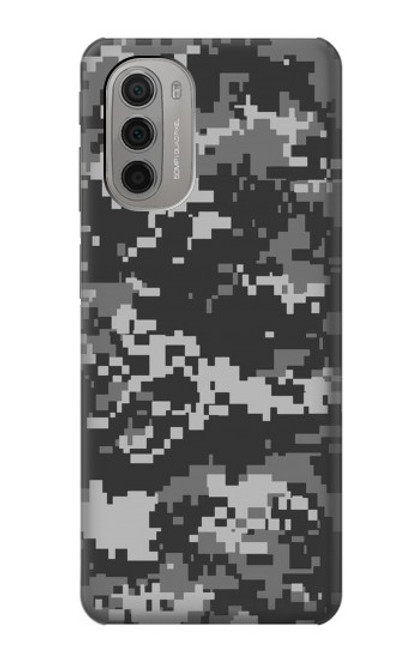 S3293 アーバンブラックカモ迷彩 Urban Black Camo Camouflage Motorola Moto G51 5G バックケース、フリップケース・カバー