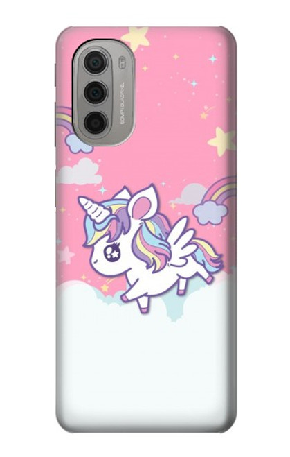 S3518 ユニコーン漫画 Unicorn Cartoon Motorola Moto G51 5G バックケース、フリップケース・カバー