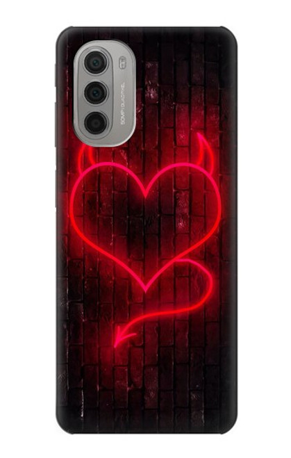 S3682 デビルハート Devil Heart Motorola Moto G51 5G バックケース、フリップケース・カバー