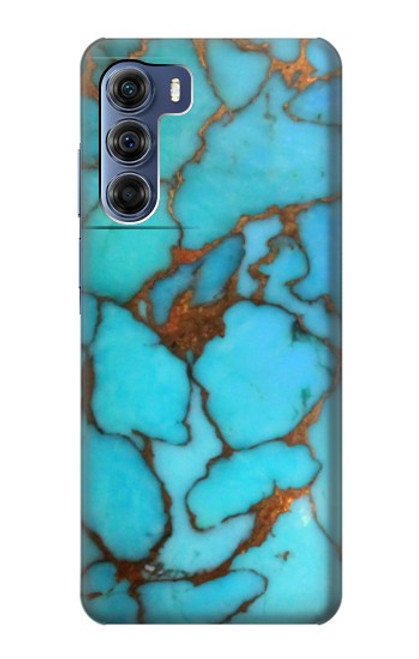 S2685 アクアターコイズ宝石グラフィックプリント Aqua Turquoise Gemstone Graphic Printed Motorola Edge S30 バックケース、フリップケース・カバー