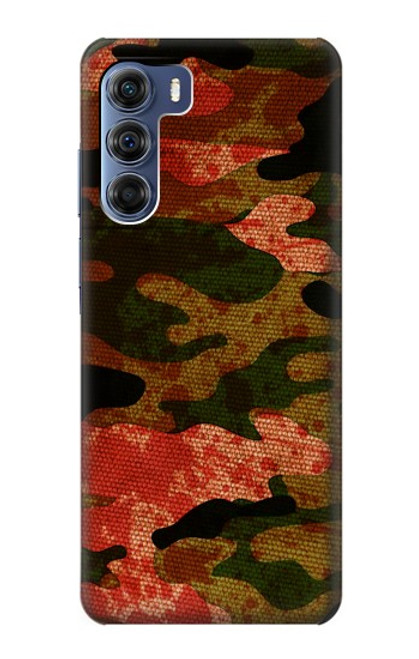S3393 カモフラージュ 血液 Camouflage Blood Splatter Motorola Edge S30 バックケース、フリップケース・カバー