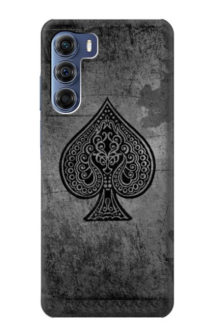 S3446 エーススペード Black Ace Spade Motorola Edge S30 バックケース、フリップケース・カバー