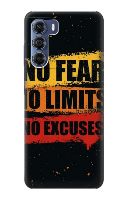 S3492 恐れのない言い訳のない No Fear Limits Excuses Motorola Edge S30 バックケース、フリップケース・カバー