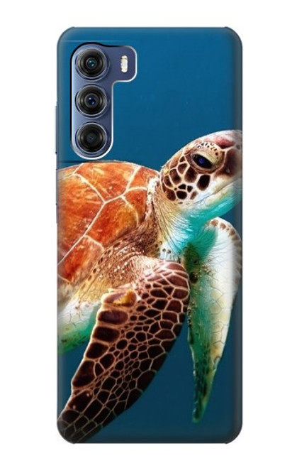 S3497 ウミガメ Green Sea Turtle Motorola Edge S30 バックケース、フリップケース・カバー