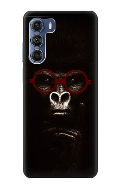 S3529 思考ゴリラ Thinking Gorilla Motorola Edge S30 バックケース、フリップケース・カバー