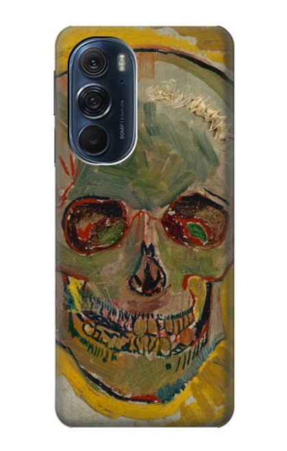 S3359 ヴィンセント・ヴァン・ゴッホ スカル Vincent Van Gogh Skull Motorola Edge X30 バックケース、フリップケース・カバー