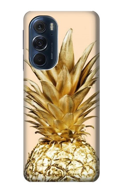 S3490 ゴールドパイナップル Gold Pineapple Motorola Edge X30 バックケース、フリップケース・カバー