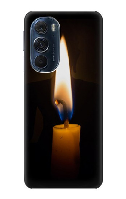 S3530 仏 Buddha Candle Burning Motorola Edge X30 バックケース、フリップケース・カバー