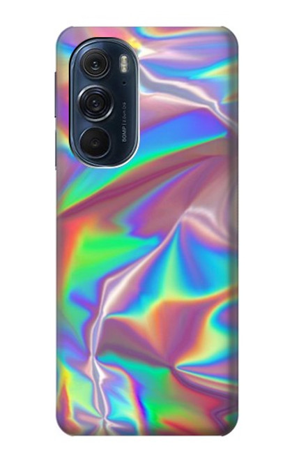 S3597 ホログラフィック写真印刷 Holographic Photo Printed Motorola Edge X30 バックケース、フリップケース・カバー